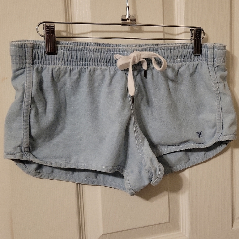 Hurley Light Blue Women's Shorts